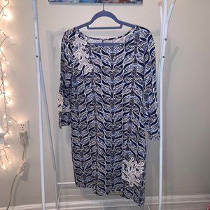 Lilly Pulitzer Navy and White Marlowe Dress